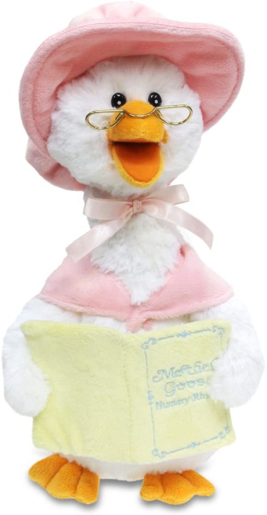 mother goose animated soft plush toy